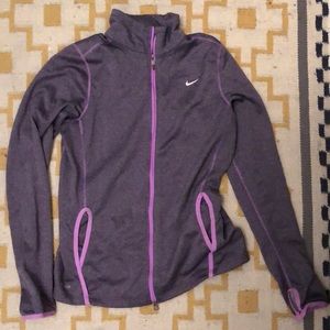 Purple Nike Dry Fit jacket